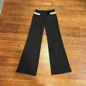 Zella Rainbow Waistband Flare Pants